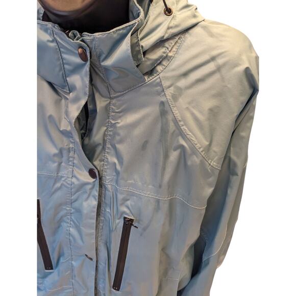 Mossi Racing Jacket Women XXL Hooded Winter Snow Parka Drawstring Windbreaker - Picture 9 of 16